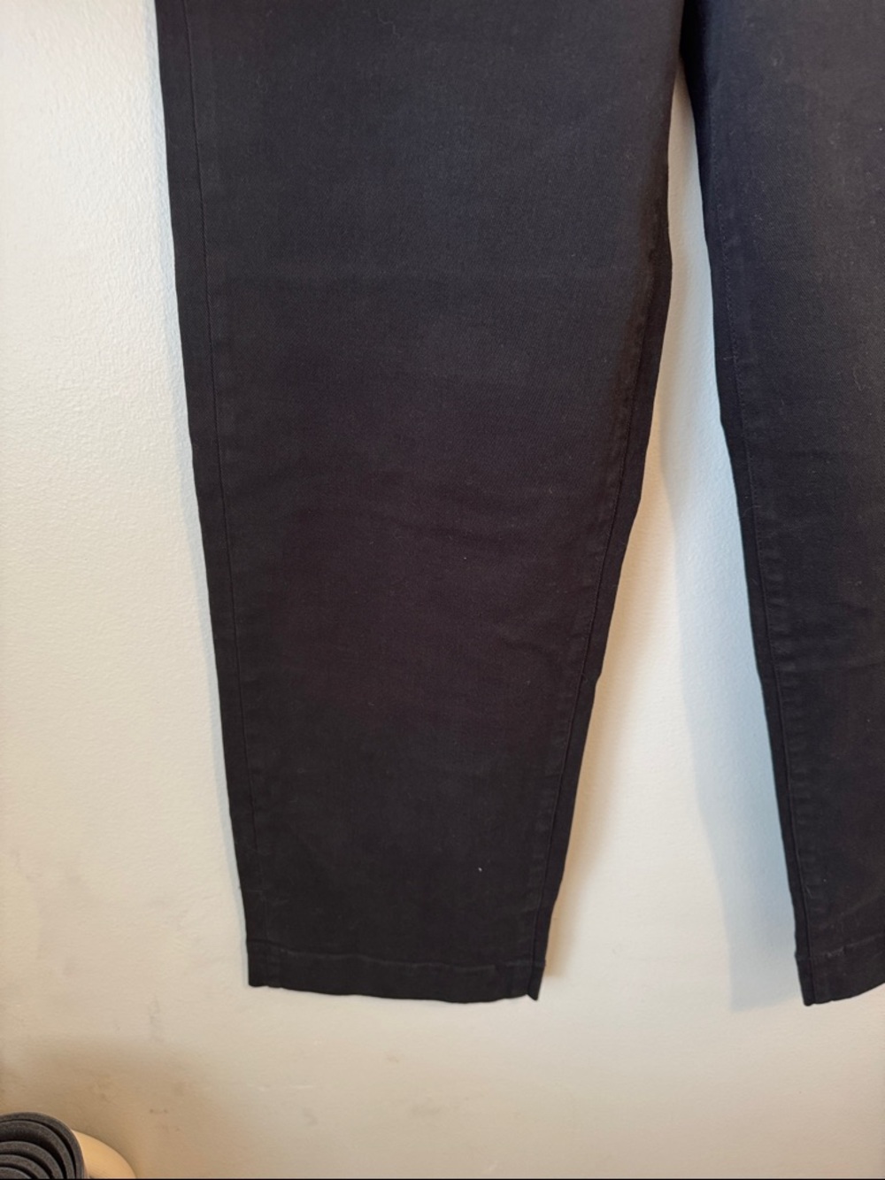 Everlane The Organic Cotton Wide-Leg Pant 28.5'', Black, Sz 2 - Picture 9 of 11